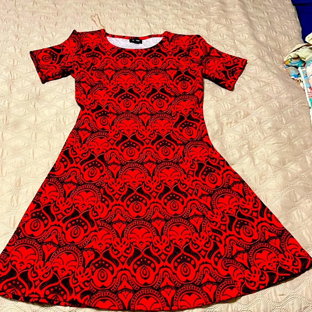 Red dress